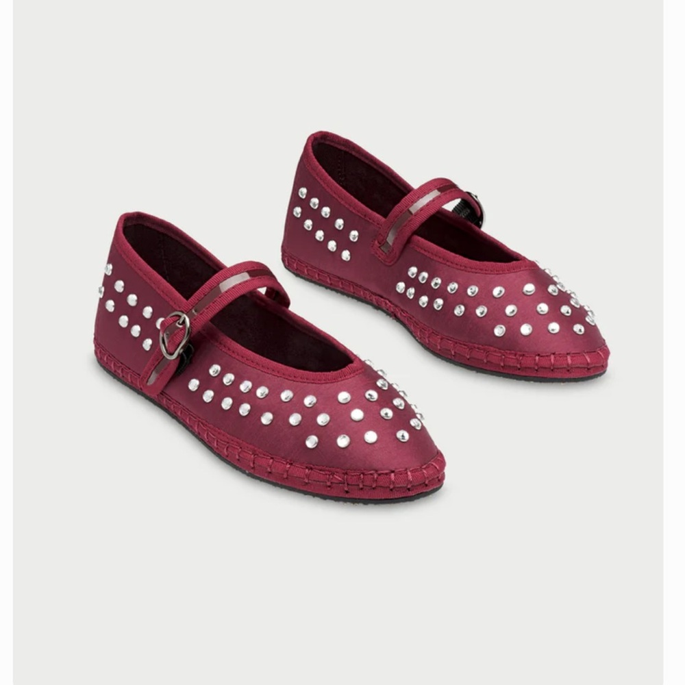 FLABELUS mary jane mae garnet ballet flats size 40